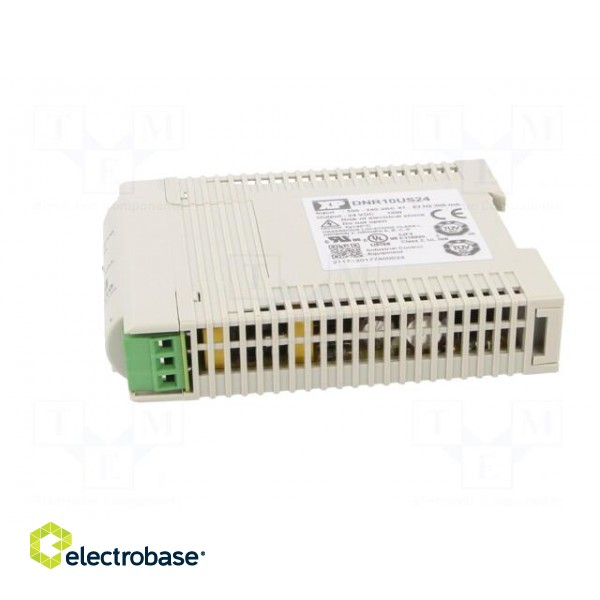 Power supply: switched-mode | for DIN rail | 10W | 24VDC | 420mA | 76% image 3