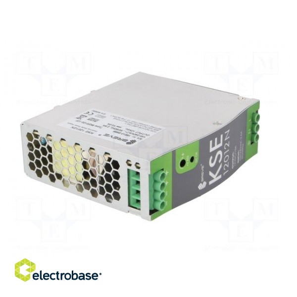 Power supply: switched-mode | for DIN rail | 120W | 12VDC | 10A | IP20 paveikslėlis 8