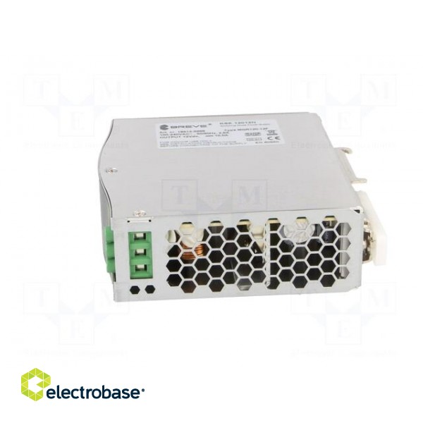 Power supply: switched-mode | for DIN rail | 120W | 12VDC | 10A | IP20 фото 3