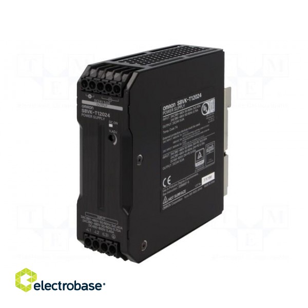 Power supply: switched-mode | 120W | 24VDC | 5A | 450÷600VDC | OUT: 1 фото 1