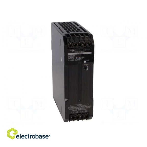 Power supply: switched-mode | 120W | 24VDC | 5A | 450÷600VDC | OUT: 1 фото 9