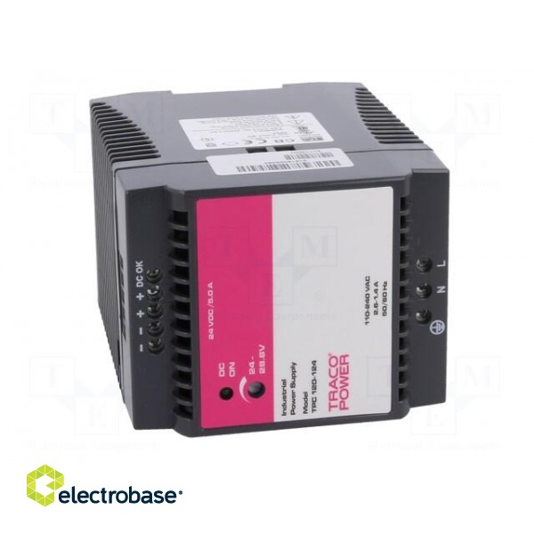 Power supply: switched-mode | 120W | 24VDC | 24÷28.8VDC | 5A | 440g фото 9