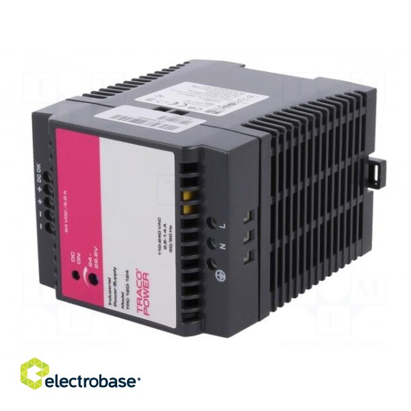 Power supply: switched-mode | 120W | 24VDC | 24÷28.8VDC | 5A | 440g фото 2