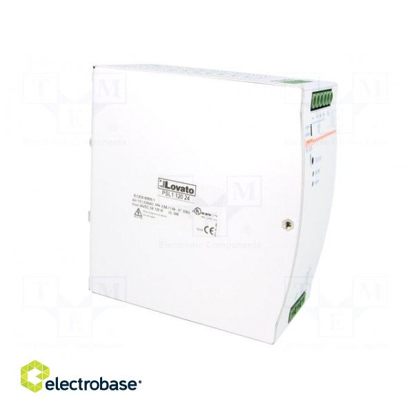 Power supply: switched-mode | 120W | 24VDC | 5A | 90÷264VAC | 1018g фото 8