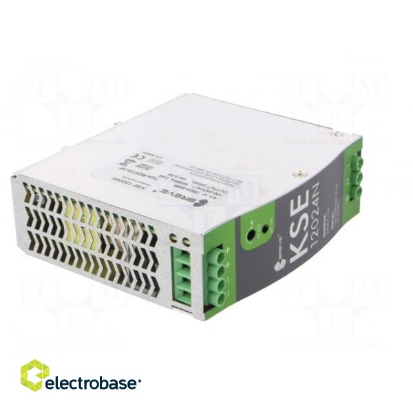 Power supply: switched-mode | for DIN rail | 120W | 24VDC | 5A | IP20 paveikslėlis 8