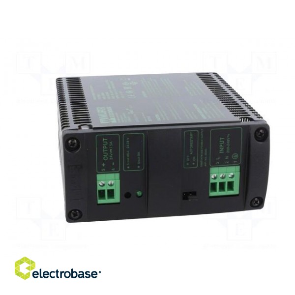 Power supply: switched-mode | 120W | 24VDC | 5A фото 9