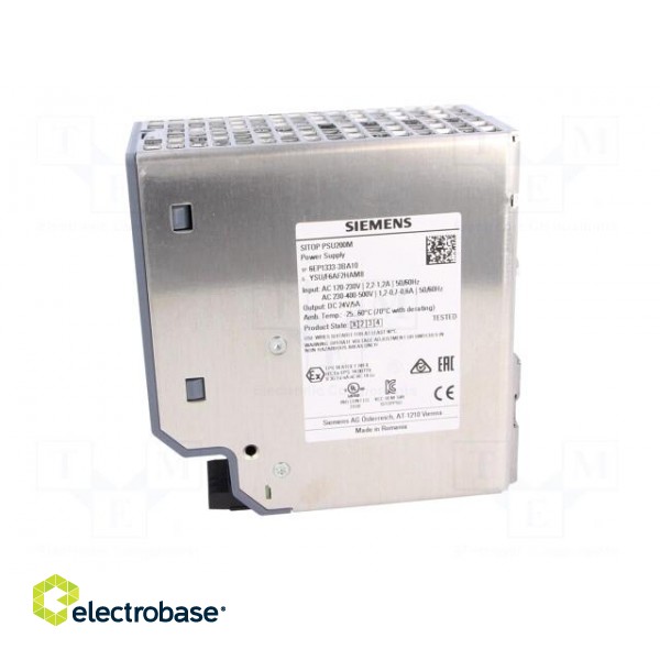 Power supply: switched-mode | 120W | 24VDC | 5A | Usup: 85÷264VAC | IP20 paveikslėlis 3