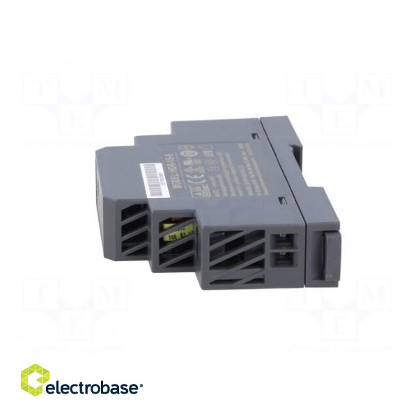 Power supply: switched-mode | for DIN rail | 12W | 5VDC | 2.4A | OUT: 1 image 3