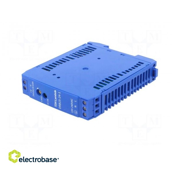 Power supply: switched-mode | 15.1W | 24VDC | 630mA | 85÷264VAC | 85g фото 2