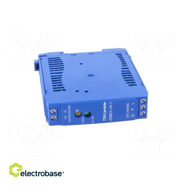 Power supply: switched-mode | 15.1W | 24VDC | 630mA | 85÷264VAC | 85g фото 9