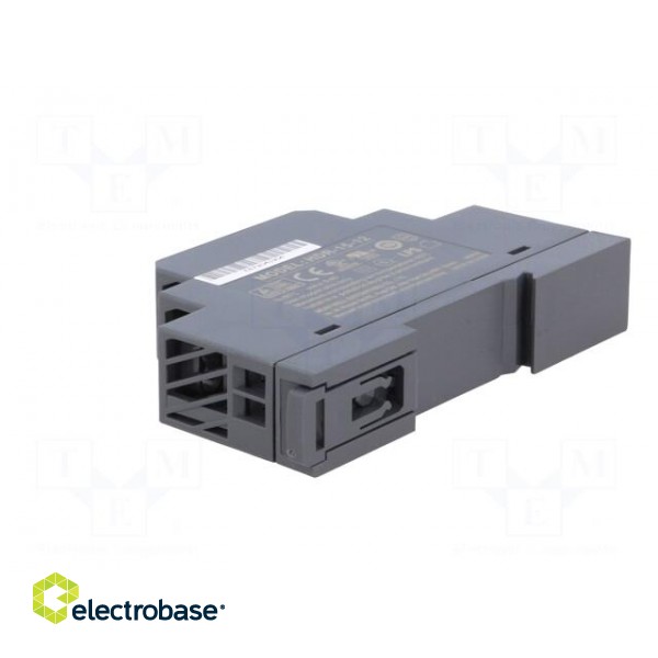 Power supply: switched-mode | for DIN rail | 15W | 12VDC | 1.25A | 85% image 4