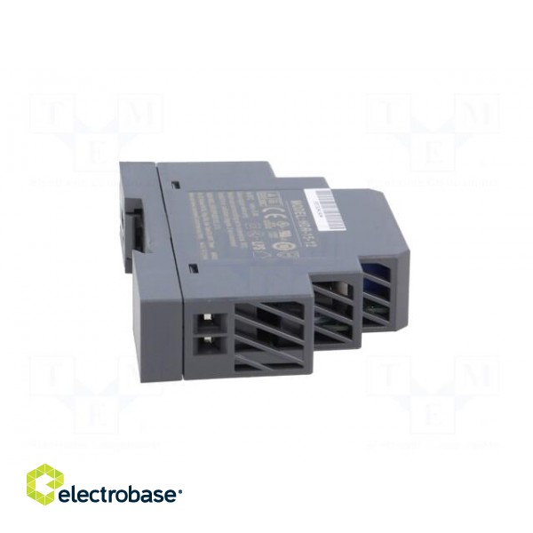 Power supply: switched-mode | for DIN rail | 15W | 12VDC | 1.25A | 85% image 7