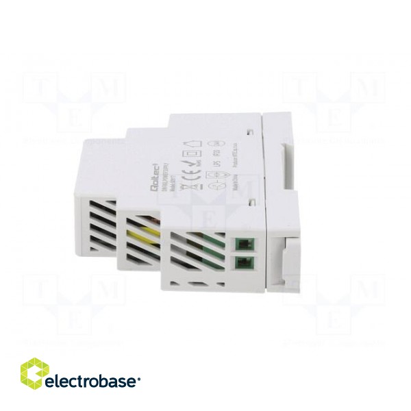 Power supply: switched-mode | for DIN rail | 15W | 24VDC | 0.625A paveikslėlis 3