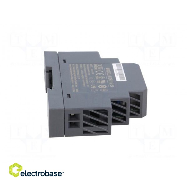 Power supply: switched-mode | for DIN rail | 15W | 24VDC | 630mA | 86% фото 7