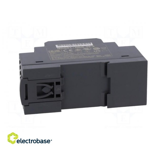 Power supply: switched-mode | for DIN rail | 15W | 5VDC | 3A | OUT: 1 paveikslėlis 5