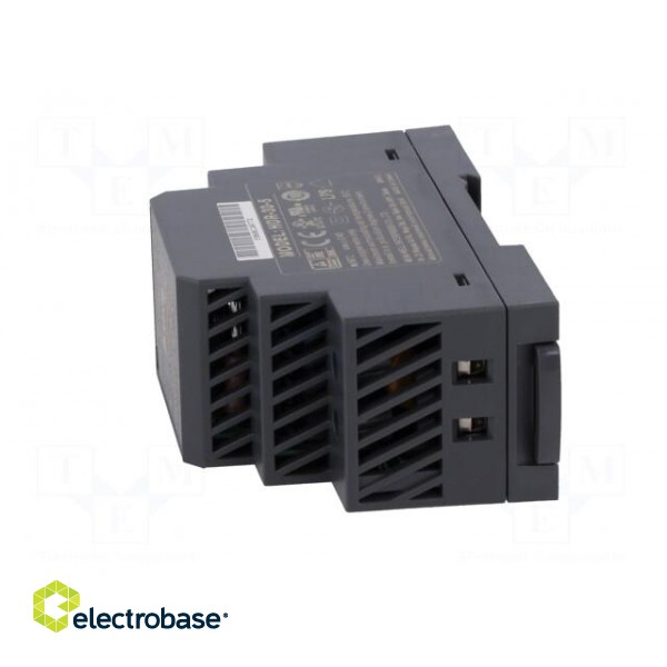 Power supply: switched-mode | for DIN rail | 15W | 5VDC | 3A | OUT: 1 image 3