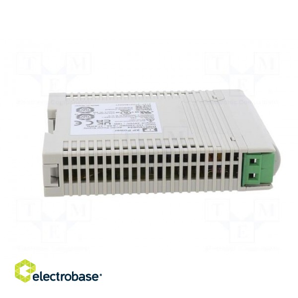 Power supply: switched-mode | for DIN rail | 18W | 24VDC | 750mA | 77% paveikslėlis 7