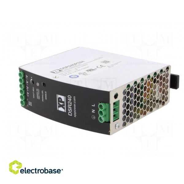Power supply: switched-mode | for DIN rail | 240W | 24VDC | 10A | 94% image 2