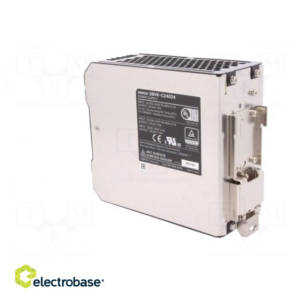 Power supply: switched-mode | 240W | 24VDC | 10A | 85÷264VAC | OUT: 1 фото 4