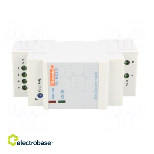 Power supply: switched-mode | 24W | 12VDC | 2A | 90÷264VAC | 120÷375VDC image 9
