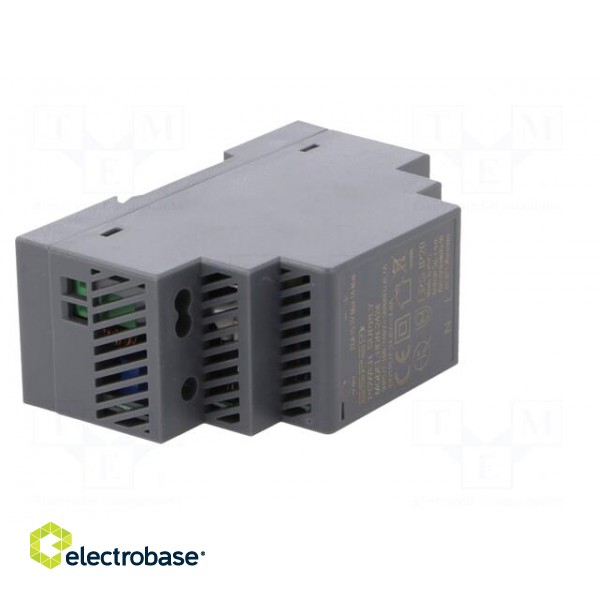 Power supply: switched-mode; 24W; 24VDC; 1A; 100÷240VAC; DIN; 120g image 8