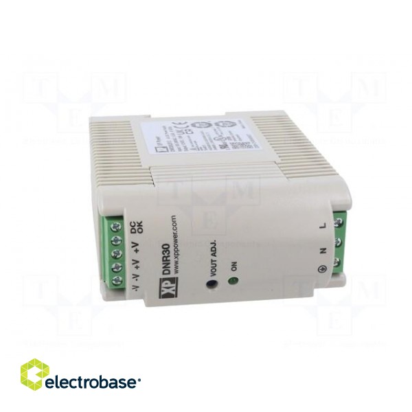 Power supply: switched-mode | for DIN rail | 30W | 12VDC | 2.5A | 84% image 9