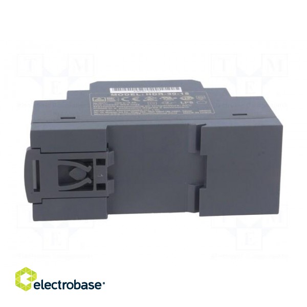 Power supply: switched-mode | 30W | 15VDC | 13.5÷18VDC | 2A | 85÷264VAC image 5