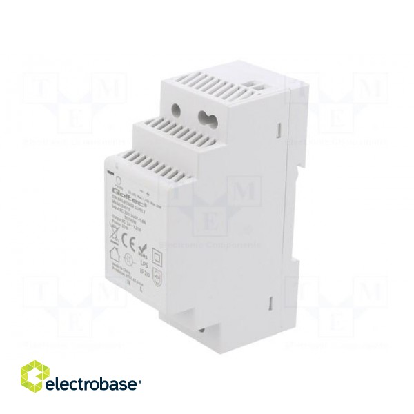 Power supply: switched-mode | for DIN rail | 30W | 24VDC | 1.25A | IP20 image 1
