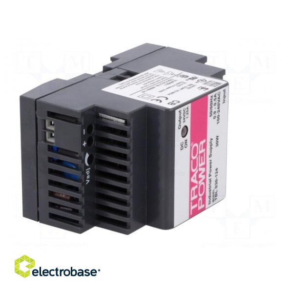 Power supply: switched-mode | for DIN rail | 30W | 24VDC | 1.25A | 83% image 9