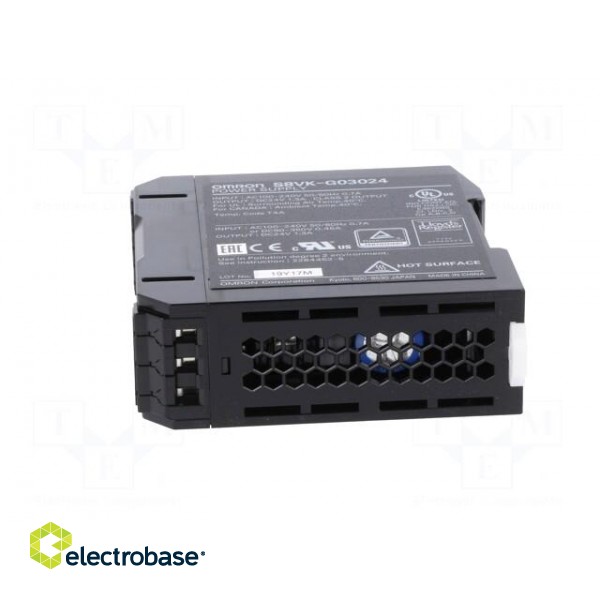 Power supply: switched-mode | 30W | 24VDC | 1.3A | 85÷264VAC | OUT: 1 image 3