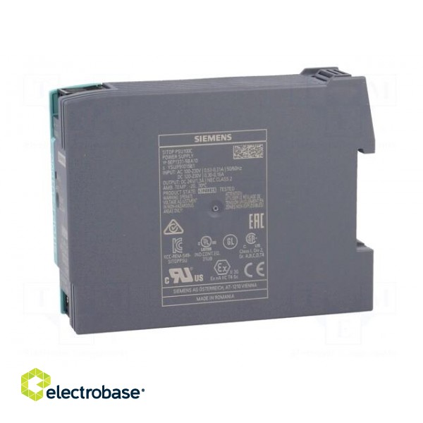 Power supply: switched-mode | 30W | 24VDC | 1.3A | 85÷264VAC | IP20 image 3