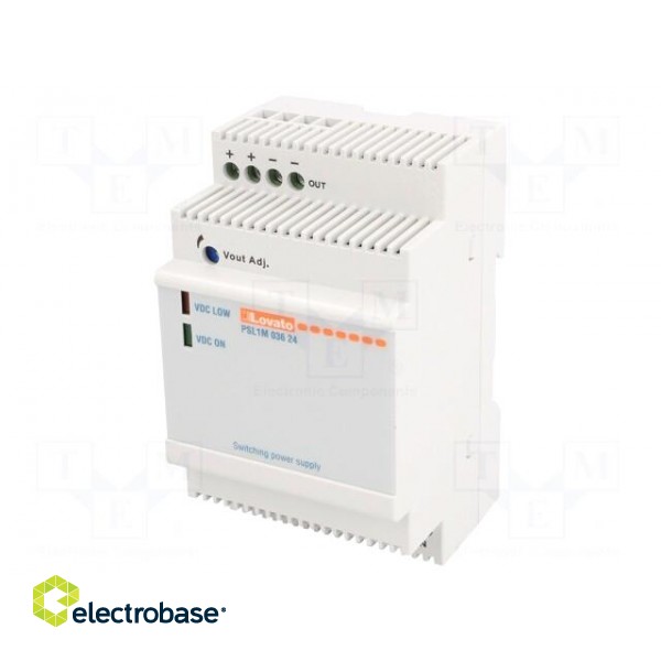 Power supply: switched-mode | 36W | 24VDC | 1.5A | 90÷264VAC | 248g image 1