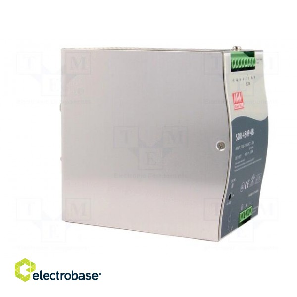 Power supply: switched-mode | for DIN rail | 480W | 48VDC | 10A | OUT: 1 image 8