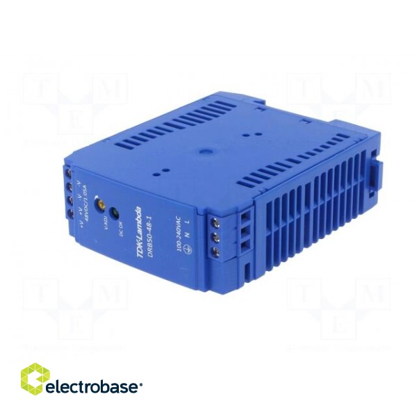 Power supply: switched-mode | 50.4W | 48VDC | 1.05A | 85÷264VAC | 175g image 2