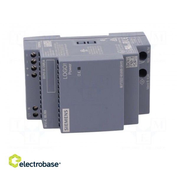 Power supply: switched-mode | 54W | 12VDC | 4.5A | 85÷264VAC | IP20 image 9
