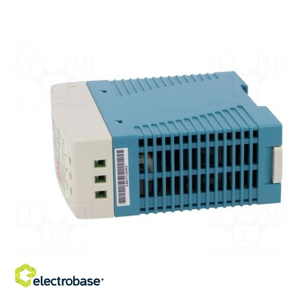 Power supply: switched-mode | for DIN rail | 60W | 12VDC | 5A | OUT: 1 image 3