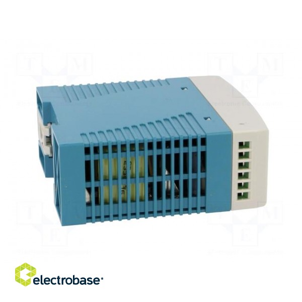 Power supply: switched-mode | for DIN rail | 60W | 12VDC | 5A | OUT: 1 фото 7