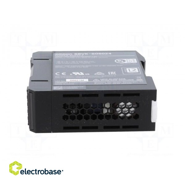 Power supply: switched-mode | for DIN rail | 60W | 24VDC | 2.5A | OUT: 1 фото 3