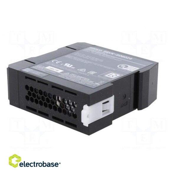 Power supply: switched-mode | for DIN rail | 60W | 24VDC | 2.5A | OUT: 1 paveikslėlis 4