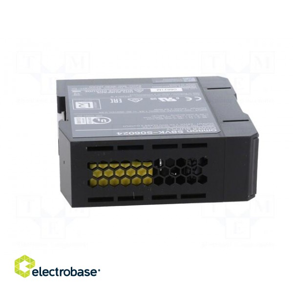 Power supply: switched-mode | for DIN rail | 60W | 24VDC | 2.5A | OUT: 1 paveikslėlis 7