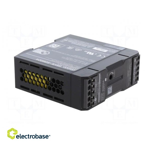 Power supply: switched-mode | for DIN rail | 60W | 24VDC | 2.5A | OUT: 1 фото 8