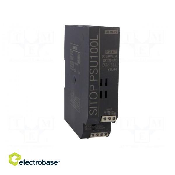 Power supply: switched-mode | 60W | 24VDC | 2.5A | 93÷131/187÷264VAC image 9