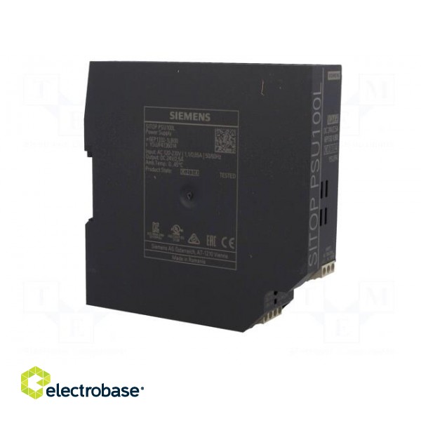 Power supply: switched-mode | 60W | 24VDC | 2.5A | 93÷131/187÷264VAC image 8