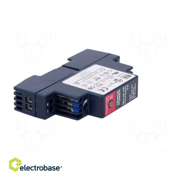 Power supply: switched-mode | for DIN rail | 6W | 5VDC | 1.2A | OUT: 1 image 8