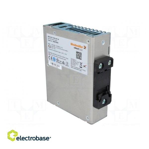 Power supply: switched-mode | 72W | 24VDC | 3A | 85÷264VAC | 80÷370VDC image 4