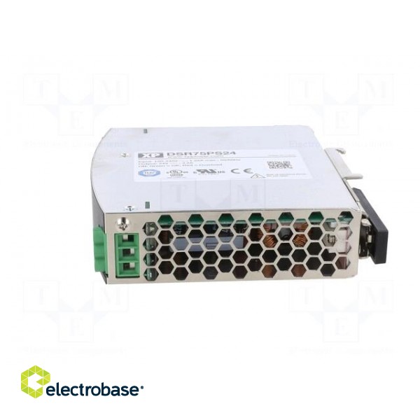 Power supply: switched-mode | for DIN rail | 75W | 24VDC | 3.2A | 91% image 3