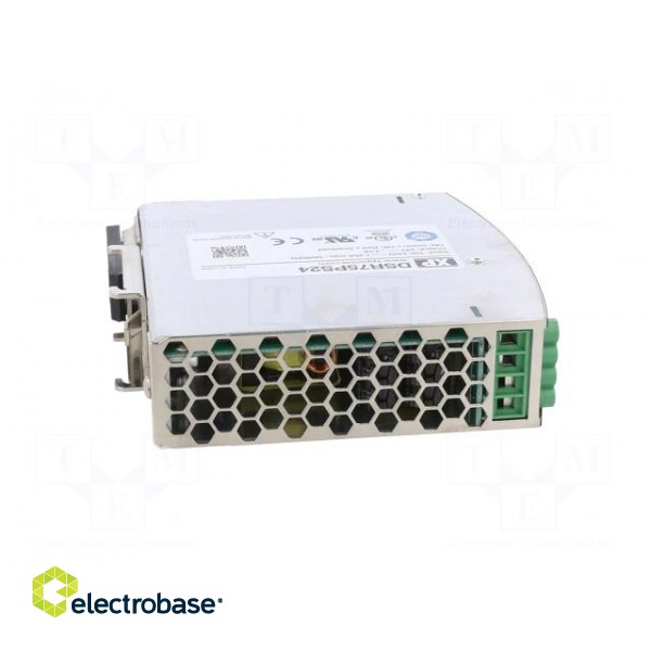 Power supply: switched-mode | for DIN rail | 75W | 24VDC | 3.2A | 91% image 7