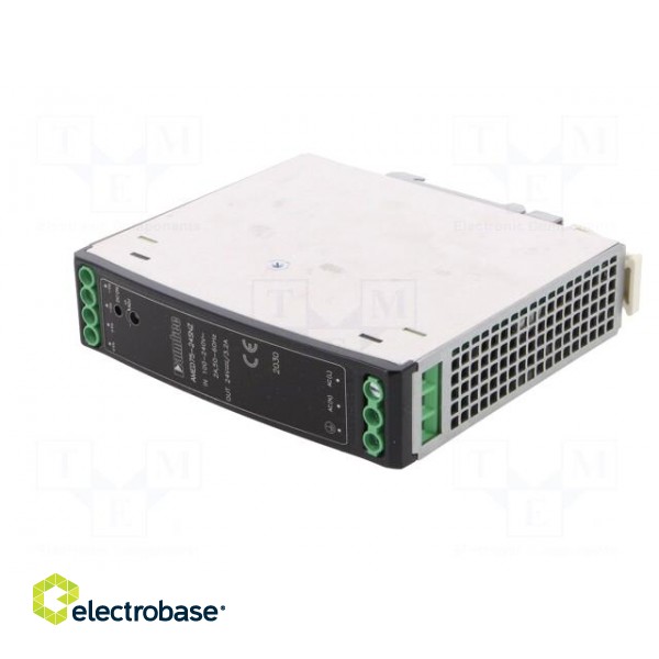 Power supply: switched-mode | 75W | 24VDC | 3.2A | 90÷264VAC | 370g image 2