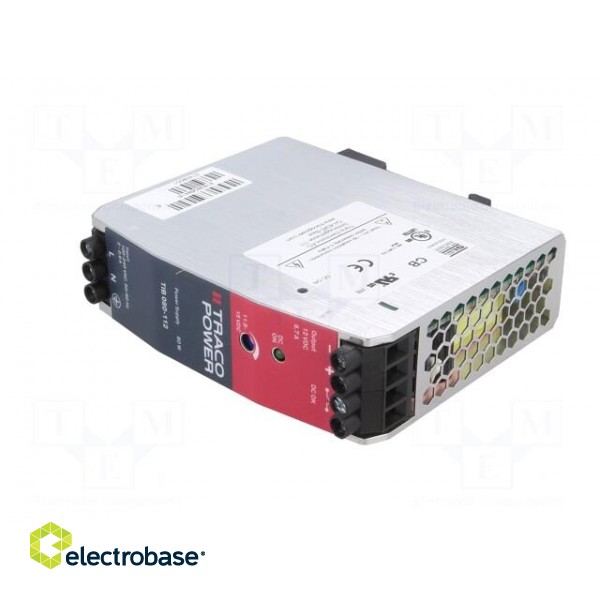 Power supply: switched-mode | 80W | 12VDC | 11.8÷15VDC | 6.7A | OUT: 1 image 2