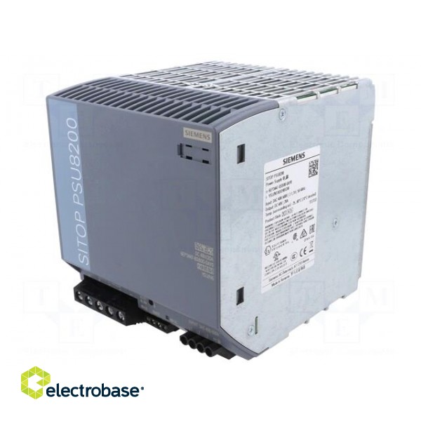 Power supply: switched-mode | for DIN rail | 960W | 48VDC | 20A | IP20